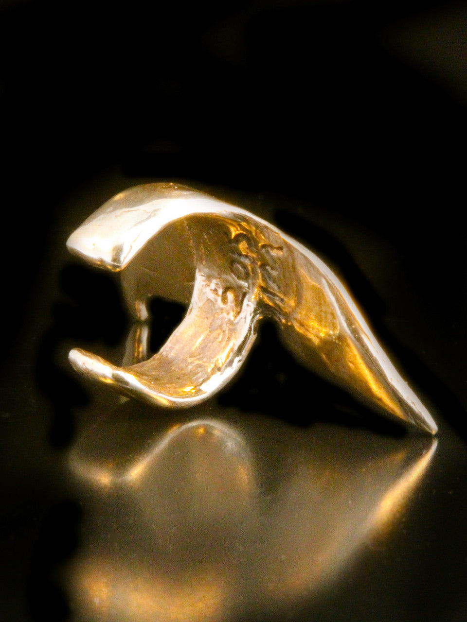 Whale Tail Ear Cuff - Bronze