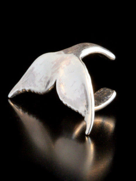 Whale Tail Ear Cuff - Sterling Silver