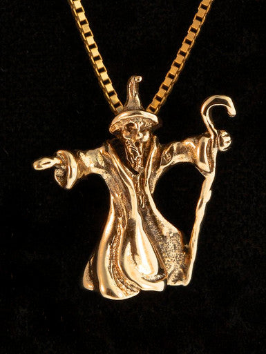 Wizard Charm - 14K Gold