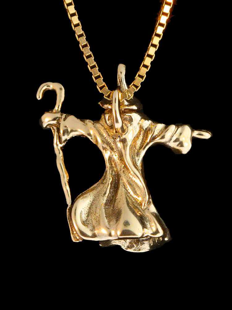Wizard Charm - 14K Gold