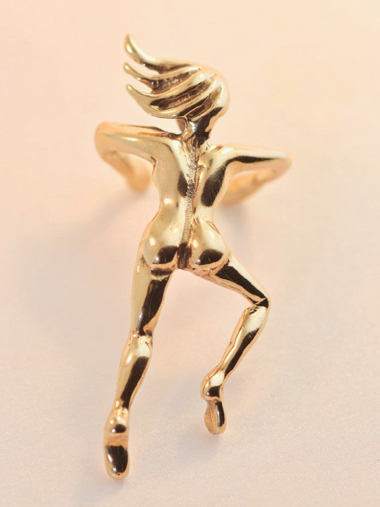 Ear Woman Ear Cuff - 14K Gold