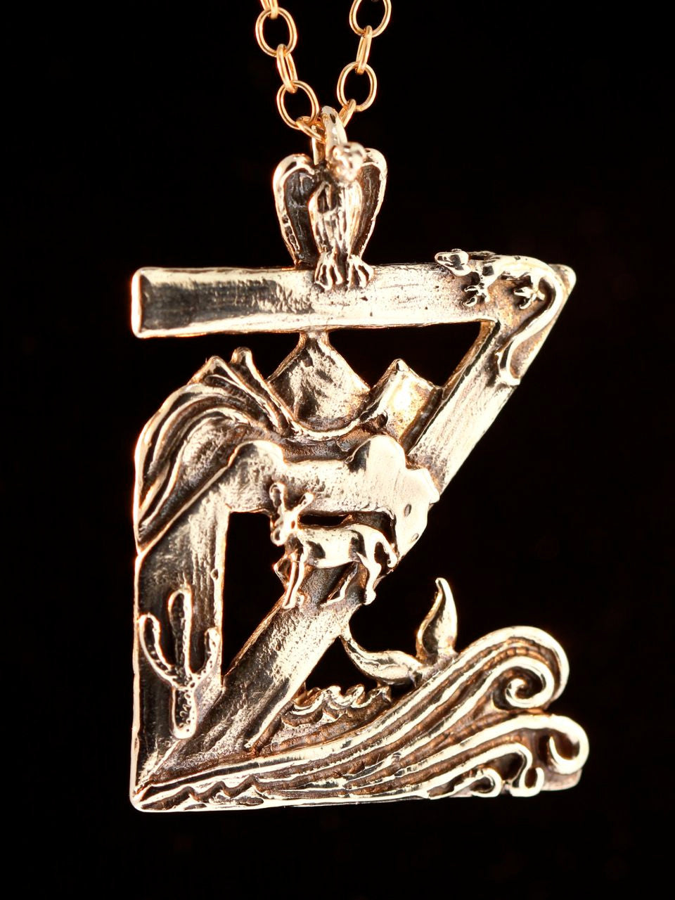 Zacatitos Oasis Medallion - Bronze