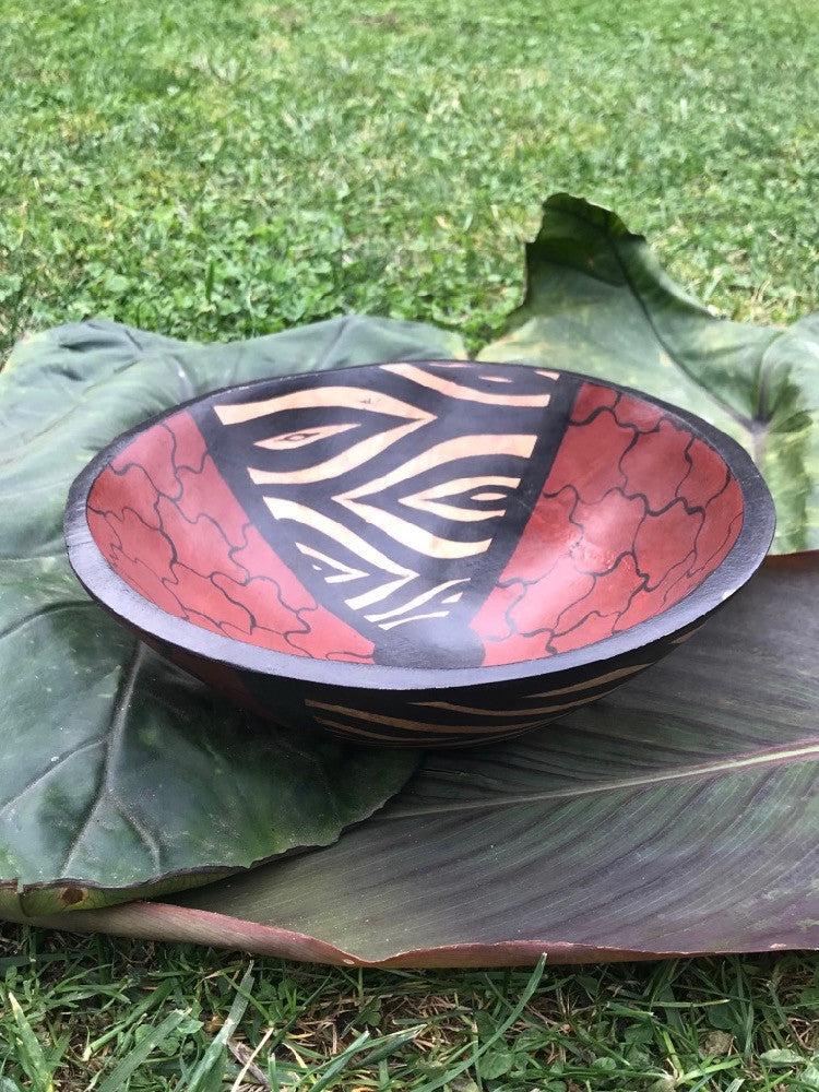 Zimbabwe Bowl - Animal Print Abstract 2 - FREE DOMESTIC SHIPPING