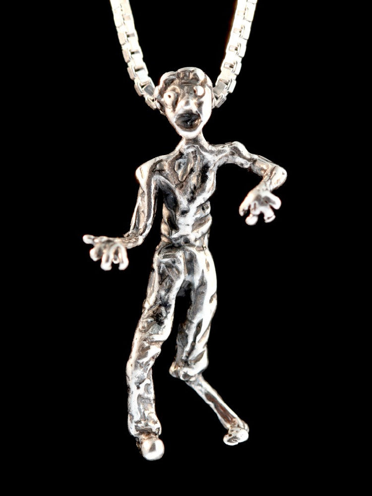 Sterling Silver Zombie Charm