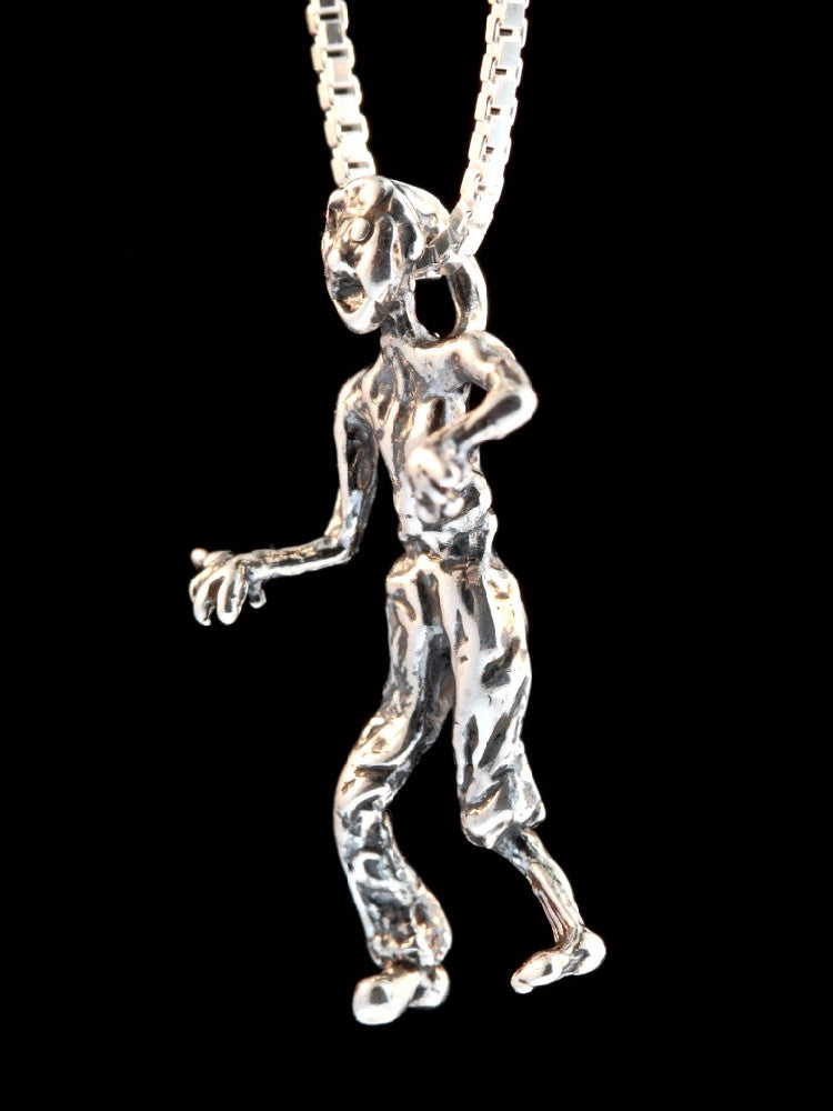 Sterling Silver Zombie Charm