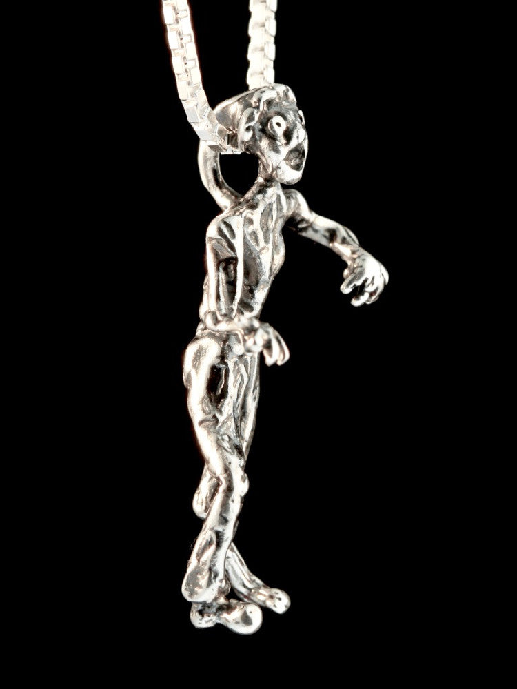 Sterling Silver Zombie Charm