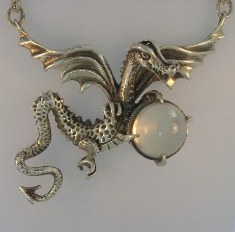 Dragon - Ancient Gwendolyn Dragon with Moonstone