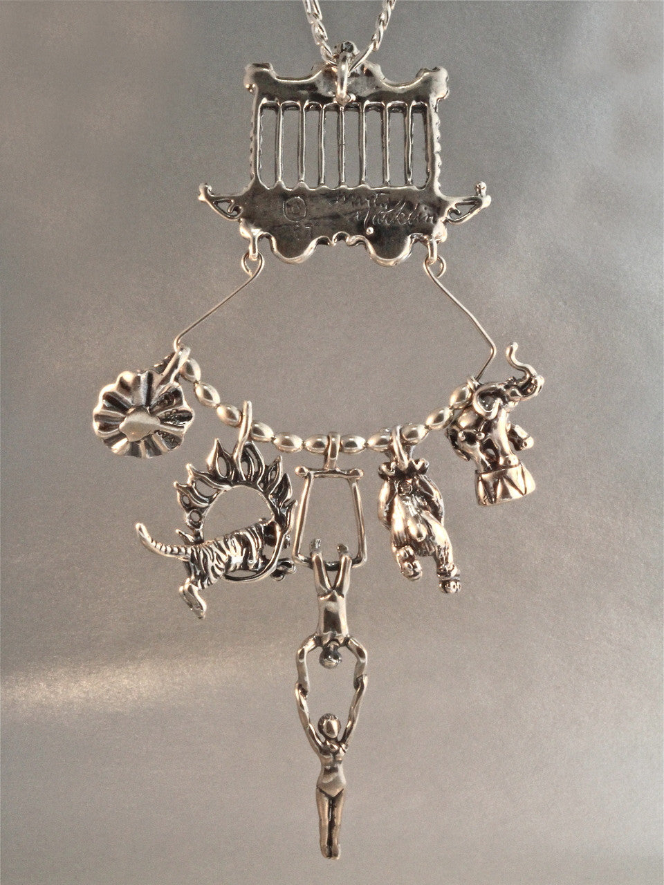 Reverse - Circus Charm Holder Collection - Silver