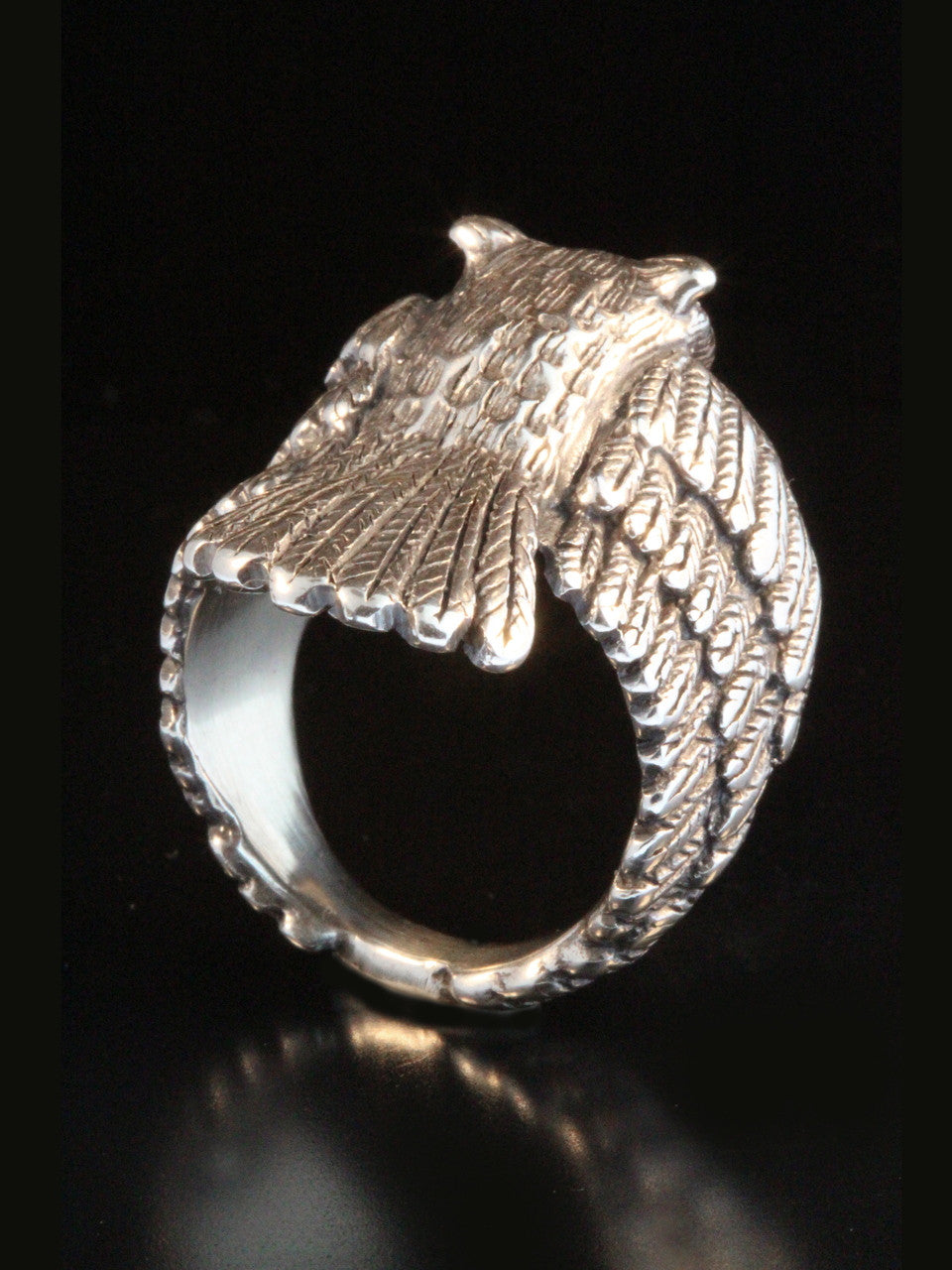 Sterling Silver Owl Ring