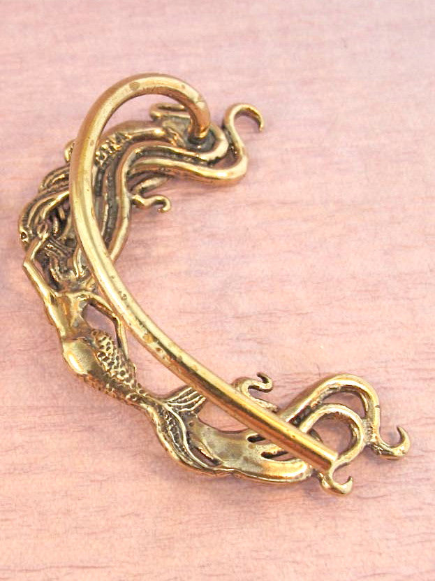 Bronze Mermaid Ear Wrap
