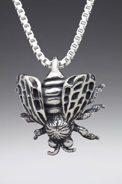 Honey Bee Charm in Silver