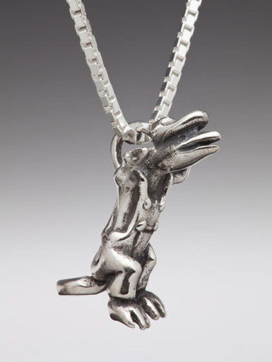 Alice - Bill the Lizard Charm - Silver