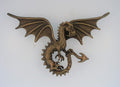 Bronze Spread Winged Dragon Adornment