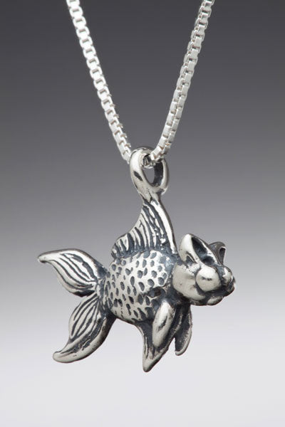 Small Catfish Charm in Silver