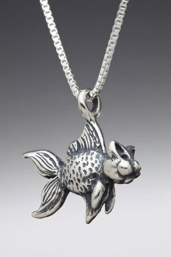 Sea Life - Catfish Charm - Silver