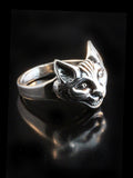 Cheshire Cat Ring - Sterling Silver