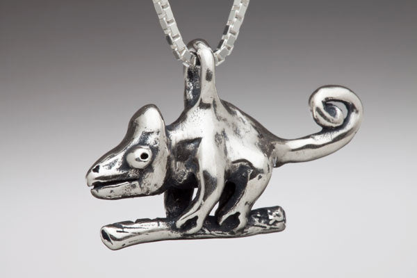 Hyper - Chameleon Charm - Sterling Silver