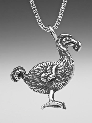 Dodo Bird Charm - Silver