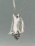 Sea Life - Conch Shell Charm - Silver