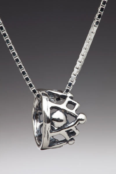 Fairy Crown Charm - Sterling Silver