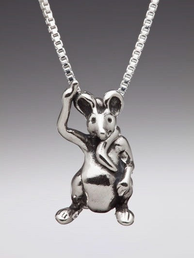 Dorrmouse Charm - Sterling Silver