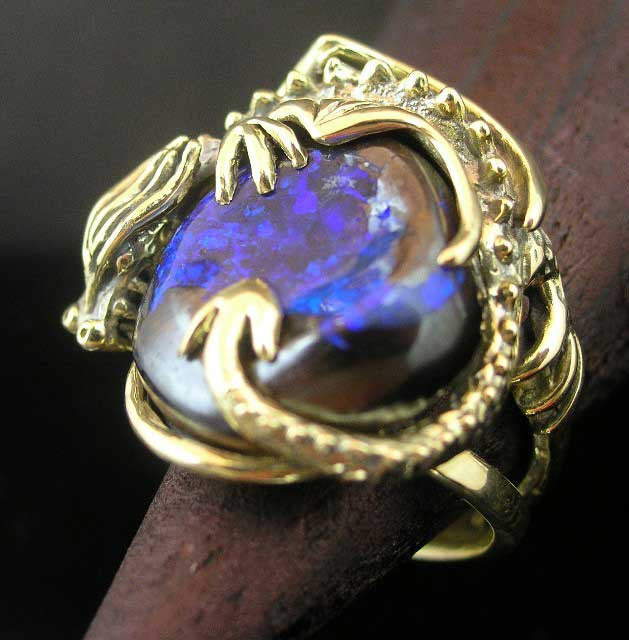 Dragon Pool Ring - 18K Gold -  SOLD