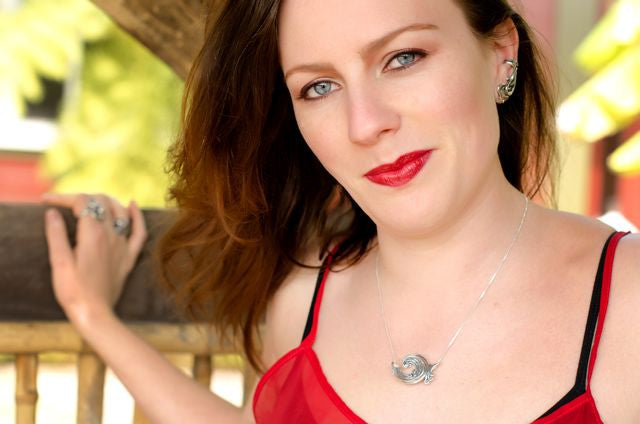 Rip Curl Pendant and Wave Ear Cuff