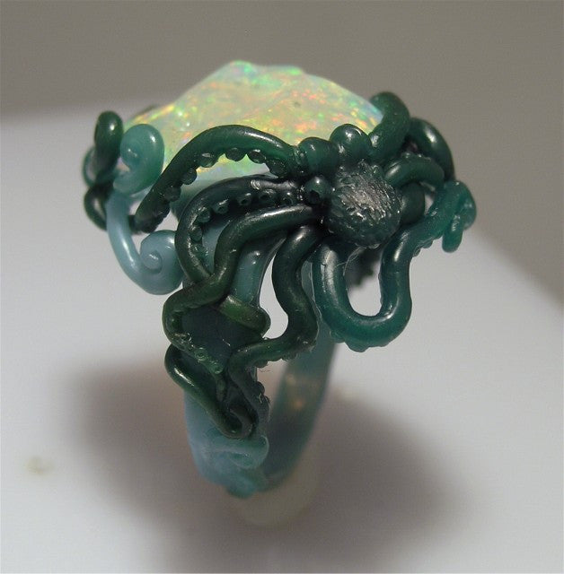 Fire and Ice Octopus Ring x