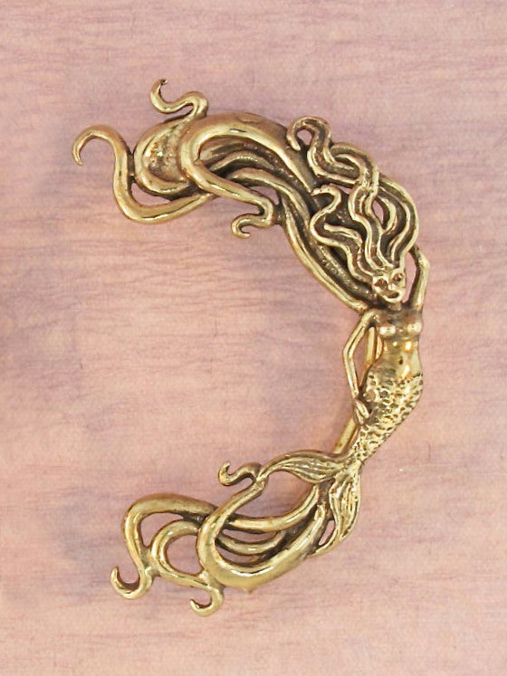 Bronze Mermaid Ear Wrap