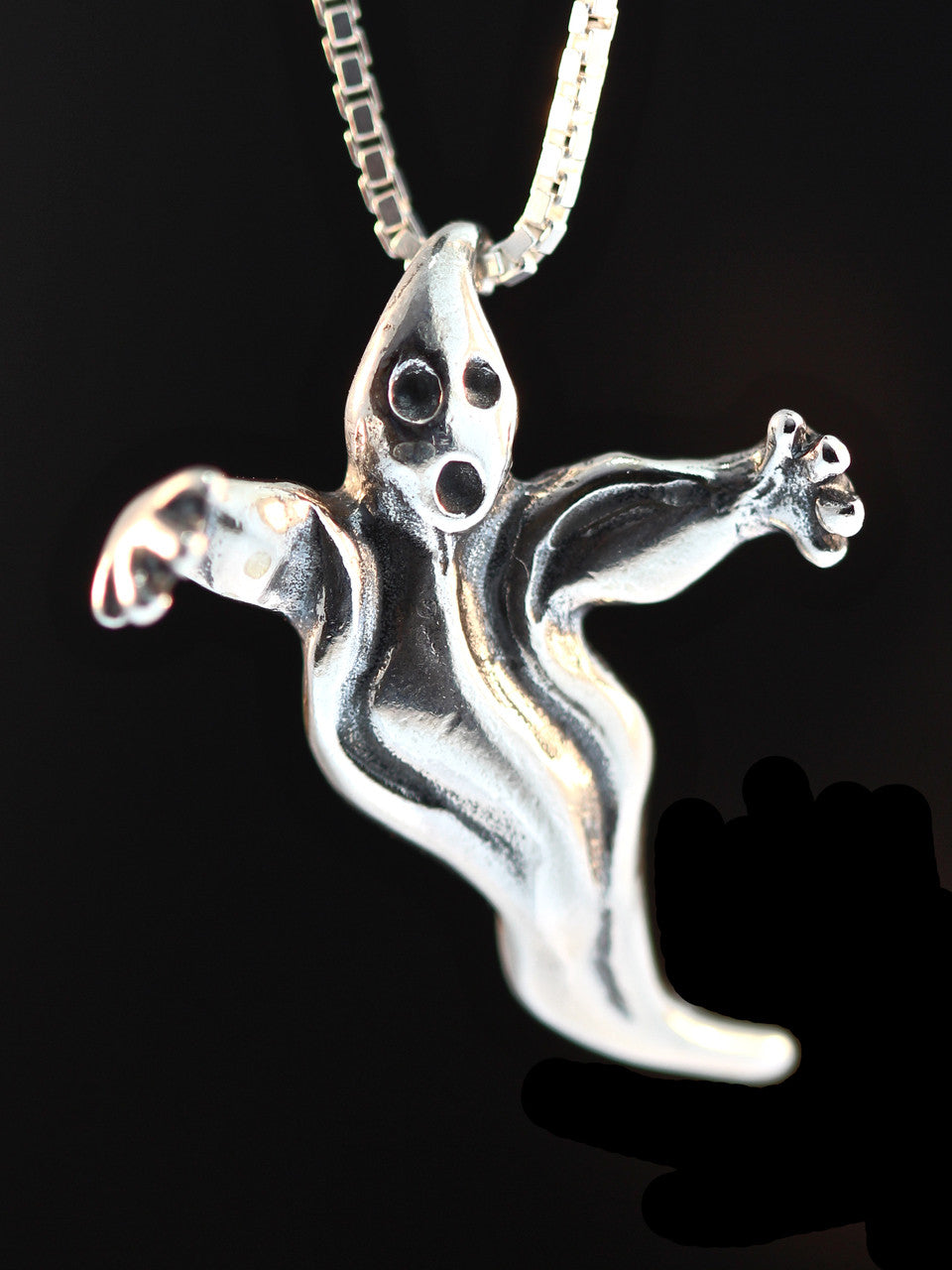 Sterling Silver Ghost Charm