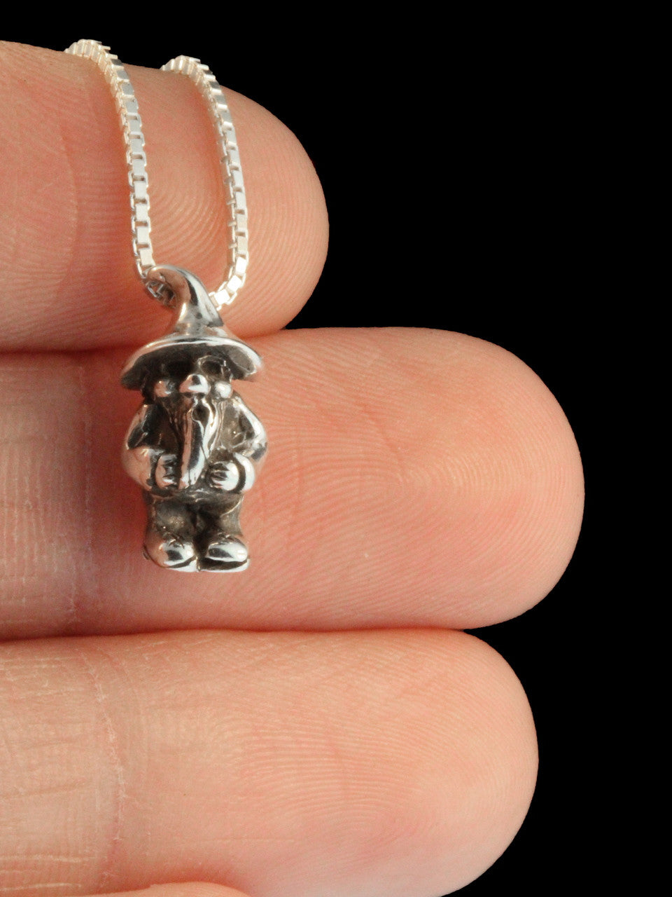 Gnome Charm - Sterling Silver