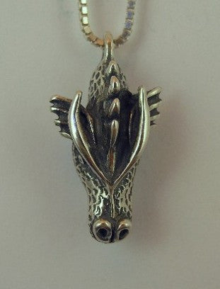 Dragon - Gothic Dragon Head Charm