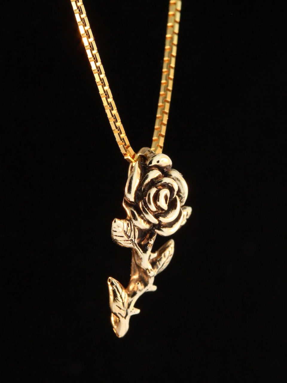 Rose Charm - 14k Gold