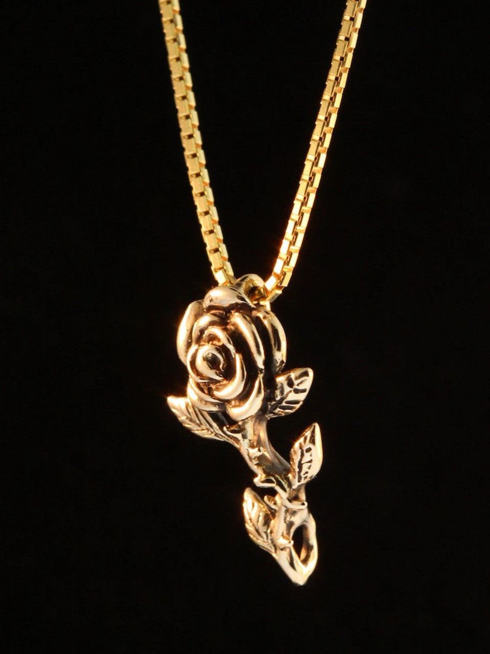 Rose Charm - 14k Gold