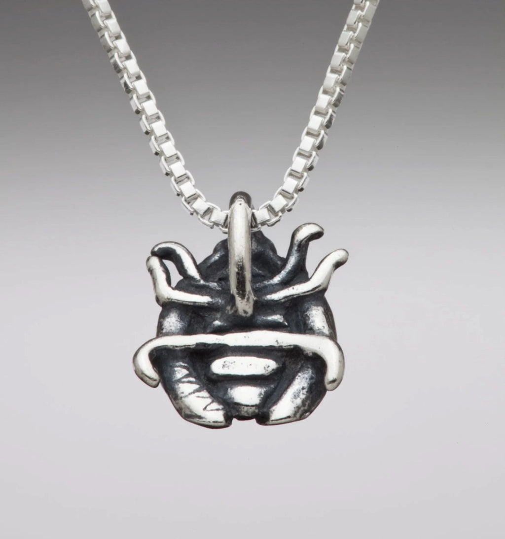 Lady Bug Charm - Silver