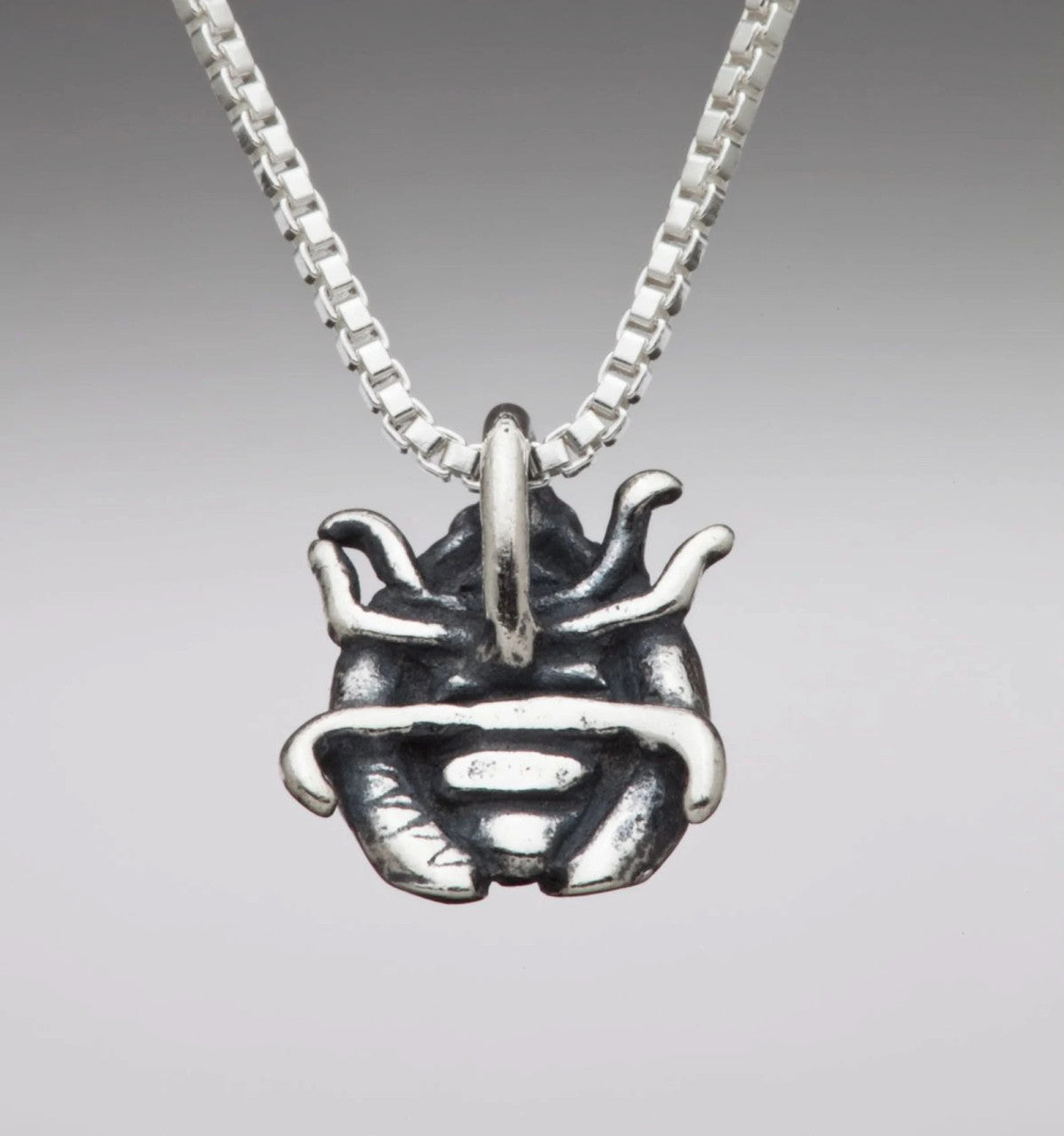 Lady Bug Charm - Silver