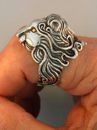 Pride Lion Ring - Sterling Silver