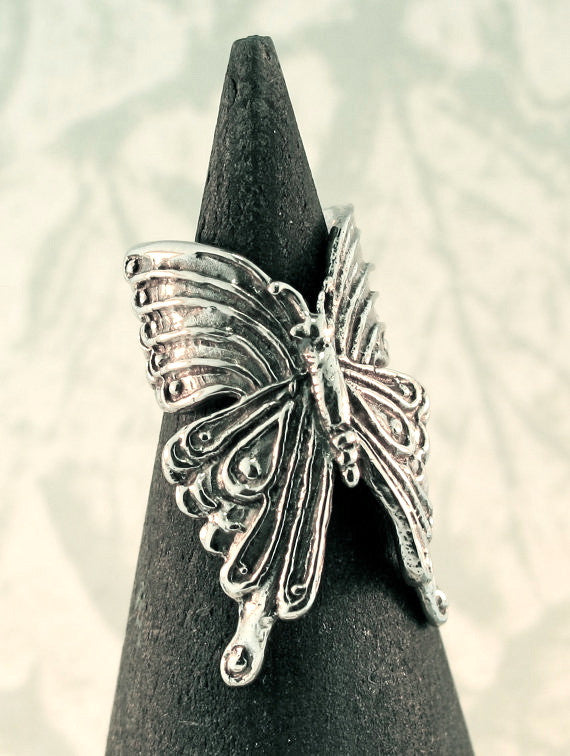 Butterfly Ear Cuff - Silver
