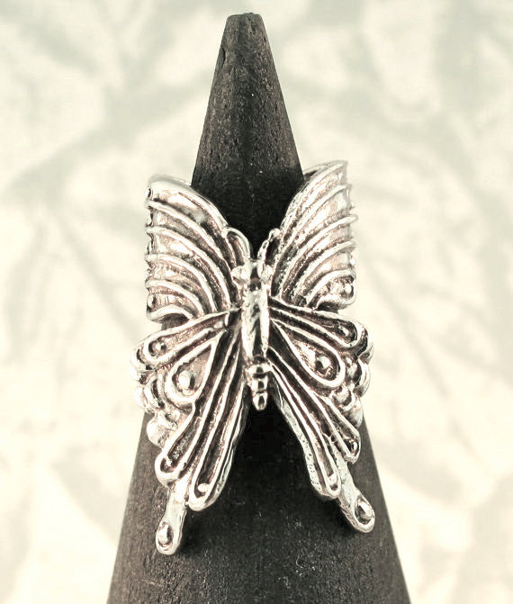 Butterfly Ear Cuff - Silver