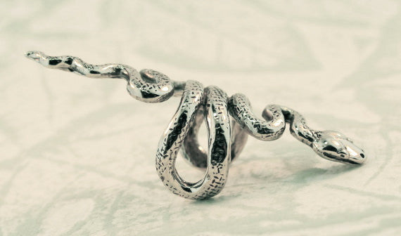 Sterling Silver Snake Ear Cuff