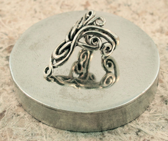 Sterling Silver Arabesque Ear Cuff