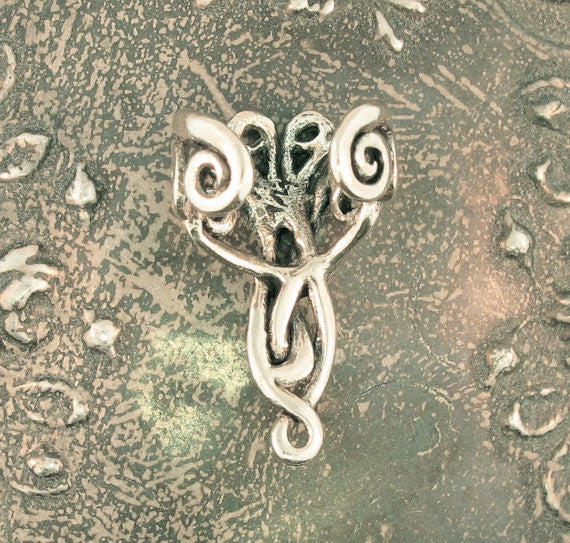 Sterling Silver Arabesque Ear Cuff