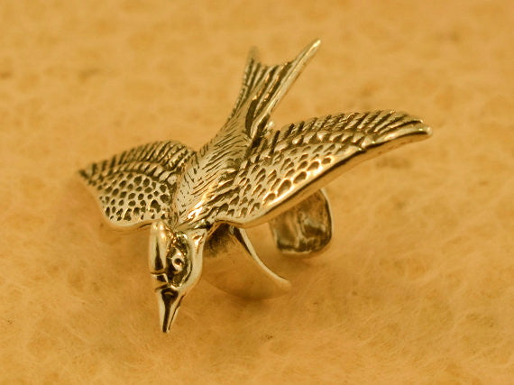 Mocking Jay Ear Cuff in Bronze