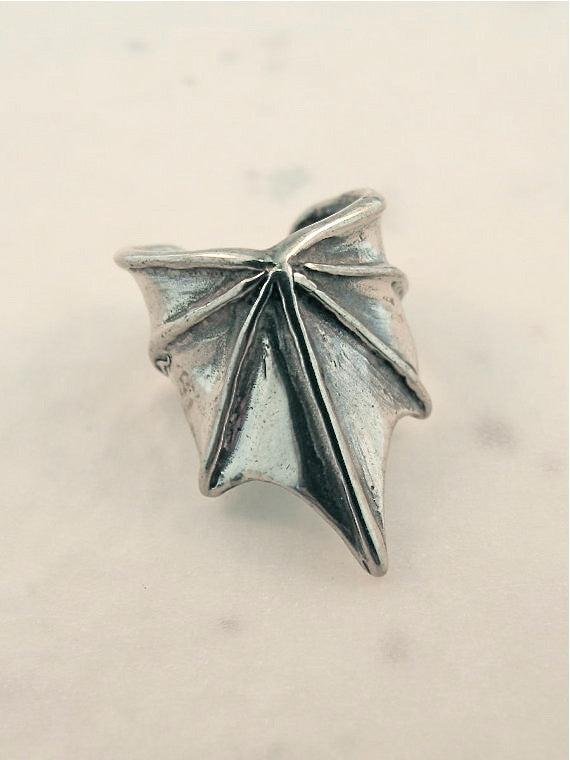 Ear Wing Ear Cuff - Silver