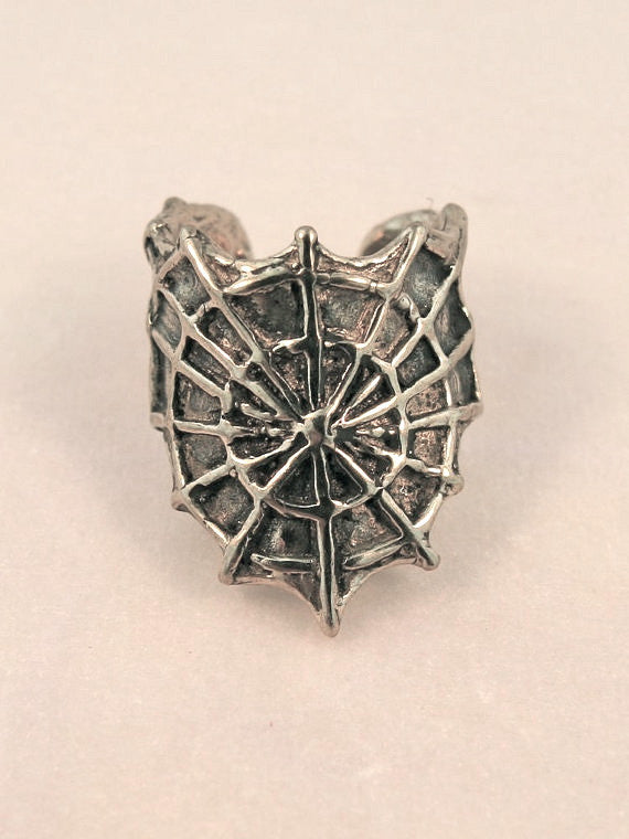 Cobweb Ear Cuff - Silver