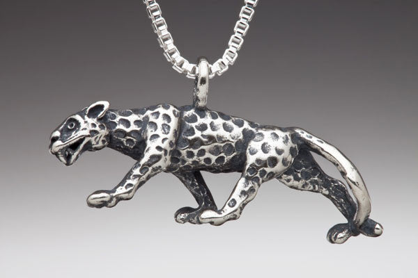 Jaguar Charm - Silver