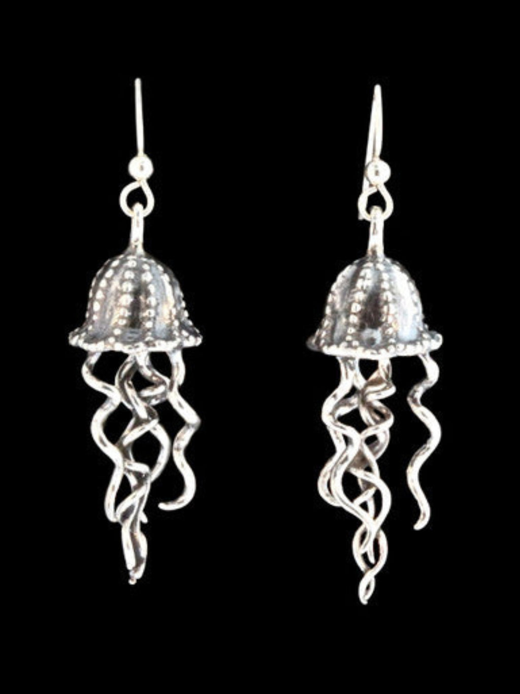 Jellyfish Earrings - Sterling Silver