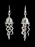 Jellyfish Earrings - Sterling Silver