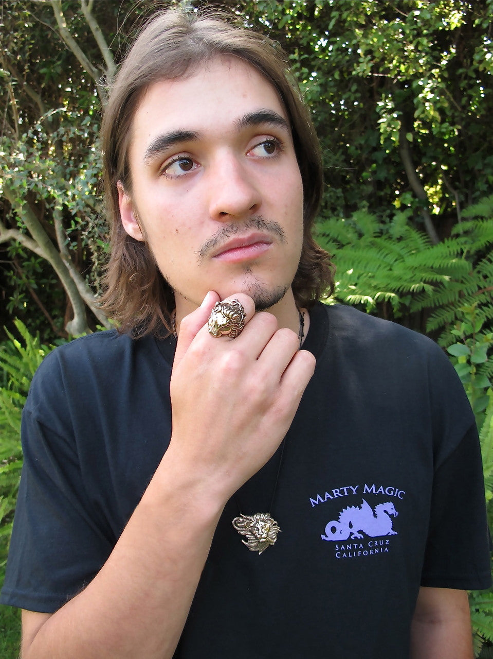 Wind Lion Pendant - Bronze