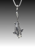Koi Fish Charm - Silver